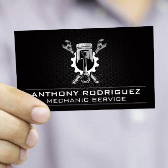 Mechanic Business Card Design 的图像结果