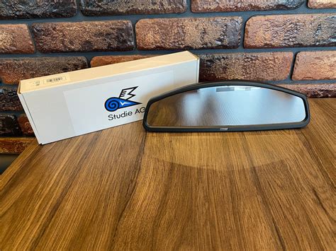 【Studie AG】Wide Angle Rear View Mirror｜ワイドアングル リアビューミラー ロゴ有（F系前期用 ...
