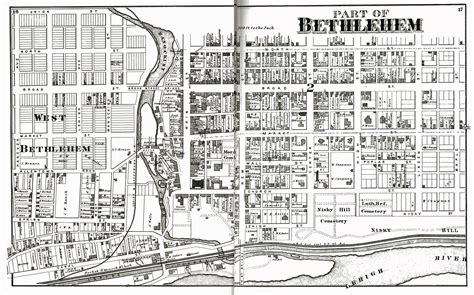 Ancient Bethlehem City Map