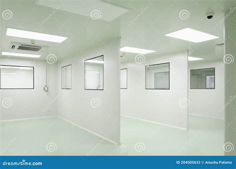 Clean Room, Epoxy Floor , Sandwich Panel Stock Image - Image of ...