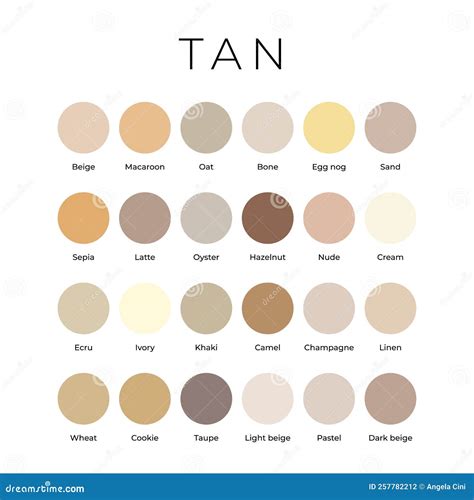 Pantone Tan Beige Color Palette Pantone Colour Palettes Pantone Palette ...