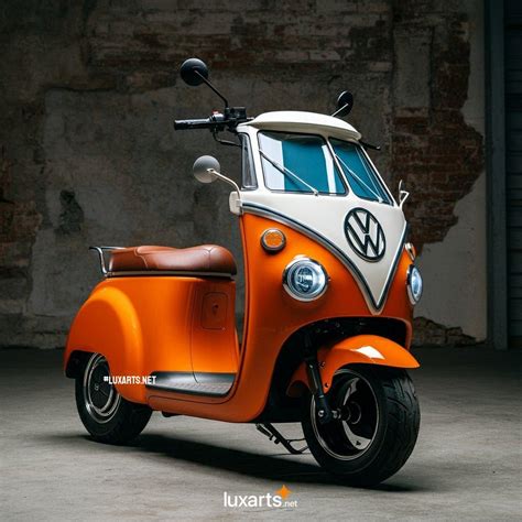 VW Bus-Inspired Electric Scooter: A Stylish and Retro Ride - LuxArts