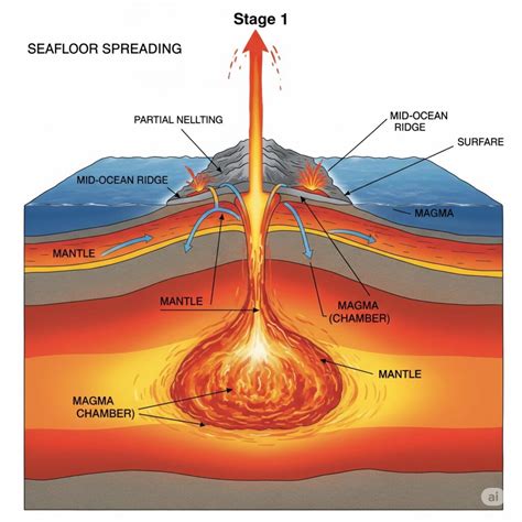 Seafloor Spreading : Theory | Evidence - Licchavi Lyceum