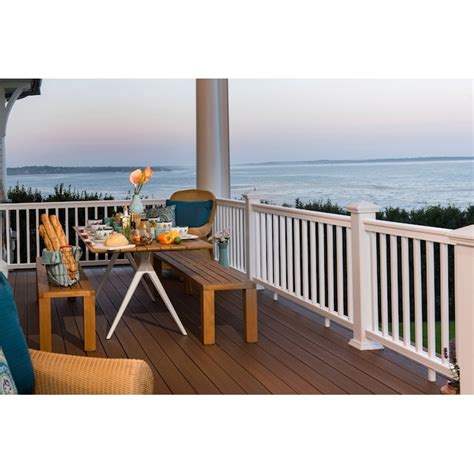 Fiberon CountrySide 3-ft x 36-in Alpine PVC Deck Rail Kit in the Deck ...
