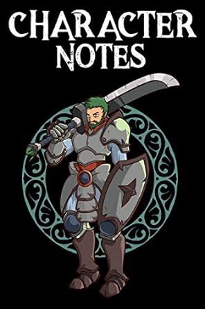 Character Notes: Fantasy Adventure Notebook & 120 pages RPG Journal ...