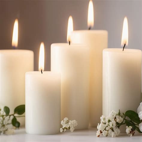 Amazon.com: Pillar Candles White, Unscented Pillar Candles Bulk, 3x6 ...