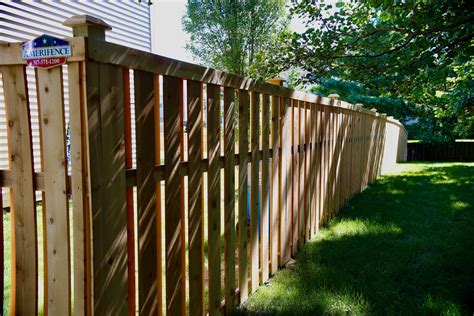 Shadow Box Fence Installation
