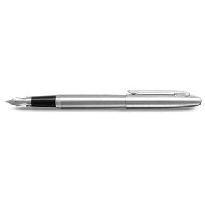 Sheaffer® VFM 9426 Brushed Chrome Fountain Pen With Chrome Trim - Medi