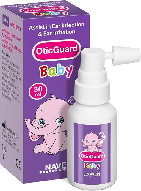 Amazon.com: NAVEH PHARMA Otic Guard Baby Ear Drops – Natural Ear Oil for Ear Wax Removal ...