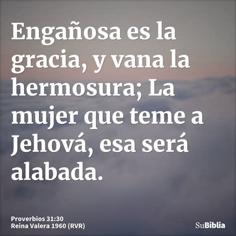 Proverbios 31:30 - Biblia