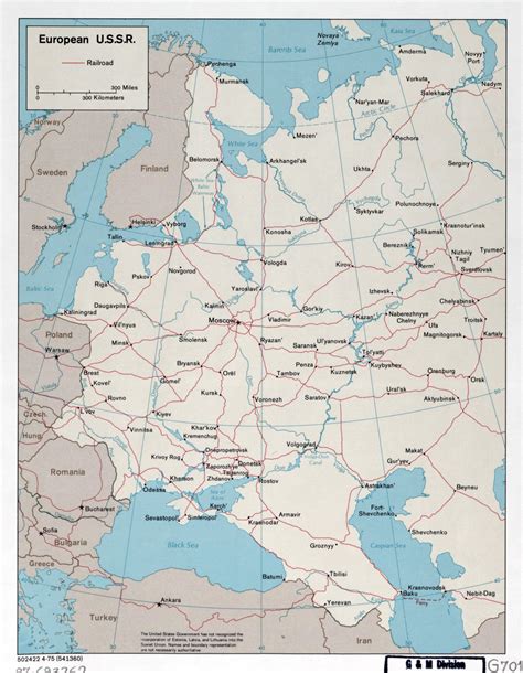 Map Of Europe In 1975