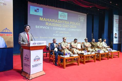 Honoring Guardians of Peace: Police Raising Week 2026 At MIT-WPU