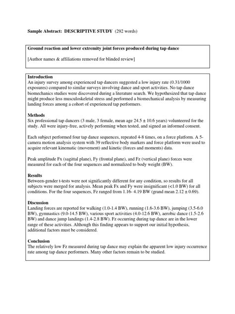 Image result for Descriptive Abstract Examples