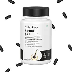 NUTRASTORE Vitals Hair Vitamins with DHT Blockers, Omega & Biotin ...