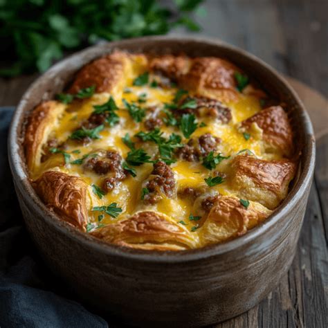 Sausage Croissant Breakfast Casserole: Recipe, Tips & Variations
