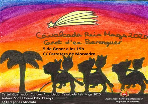 Cartell Anunciador Cavalcada de Reis Mags 2020/ Cartel Anunciador ...