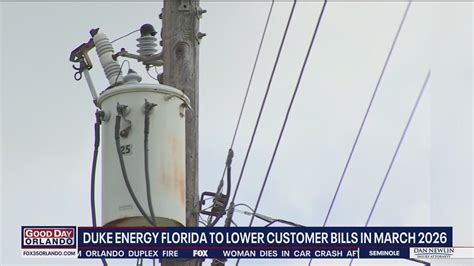 Duke Energy Florida to lower customer bills in March 2026 | FOX 35 Orlando