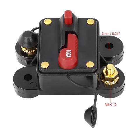 Manual Reset Line Fuse Inverter Circuit Breaker 100A | Ubuy India