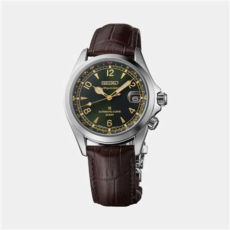 Prospex Alpinist in Classic Pine Men Automatic Green Dial Analog Leath ...