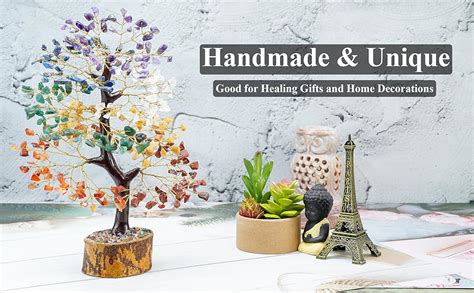 Buy HindCraft Chakra Tree, Crystal Tree for Positive Energy - Crystals ...