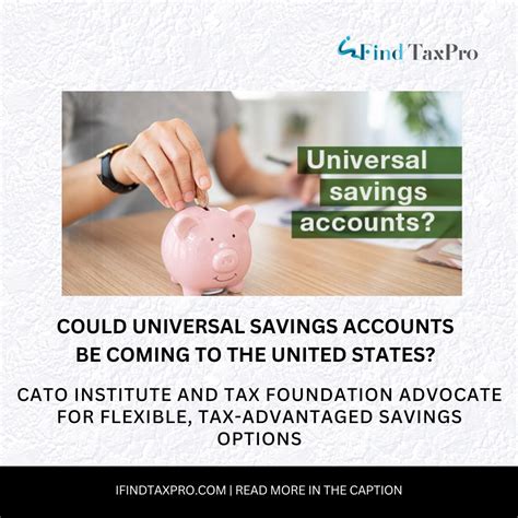 Cato Institute reports universal savings account in the US ...