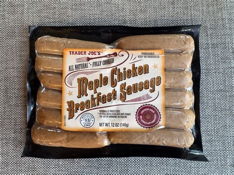 Trader Joe's Chicken Maple Breakfast Sausage Review