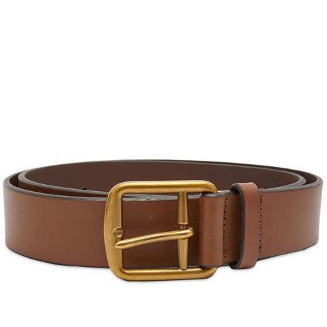 Polo Ralph Lauren Men's Leather Casual Belt in Brown Polo Ralph Lauren