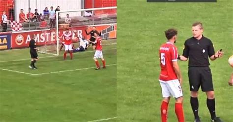 Referee Accidentally Scores A Goal In Dutch Football Game & It Actually ...