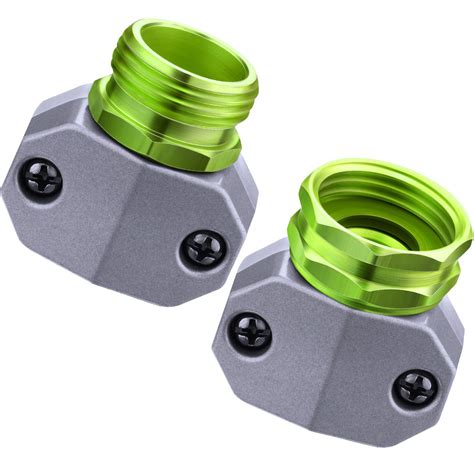 Buy Garden Hose Connector Kit Water Hose Repair Fittings Aluminum Male ...