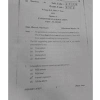 PU BE 1st Year (Common) Environmental Education 1st and 2nd Semester ...