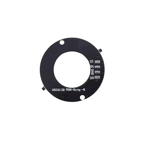 8 Bit WS2812 5050 RGB LED Built-in Full Color Driving Lights Circular ...
