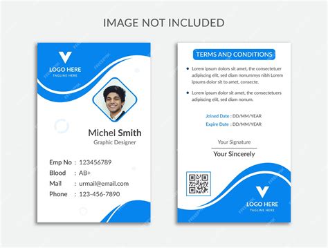 Employee Card Design 的图像结果
