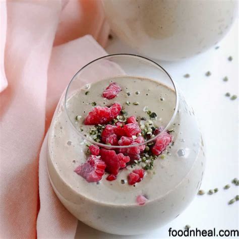 11 Remarkable hemp seed benefits |raspberry smoothie - FOODHEAL