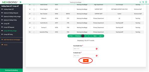 To Create Comp-Off Policy for Employees