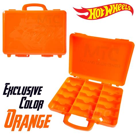 Hot Wheels Carry Case HotWheels Orange Suitcase | Shopee Philippines