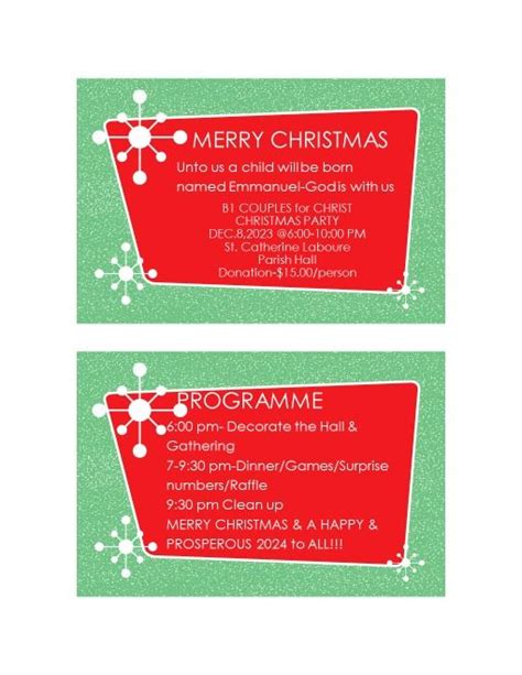 CfC SoCal Chapter B-1 CHRISTmas Party, St. Catherine Laboure Church ...