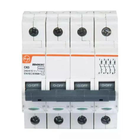 BB40060C EXORA MCB 6A FP 415V AC 10kA C Curve – Dhupar Brothers Trading ...