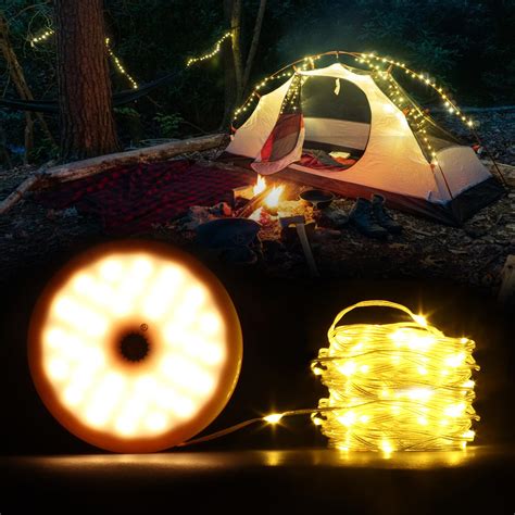 Led Camping String Lights LED Atmosphere Strip IPX4 Waterproof Camping