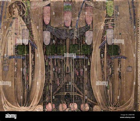 Wall Panel for the Dug-Out (Willow Tea Rooms, Glasgow) - right 1917 by ...