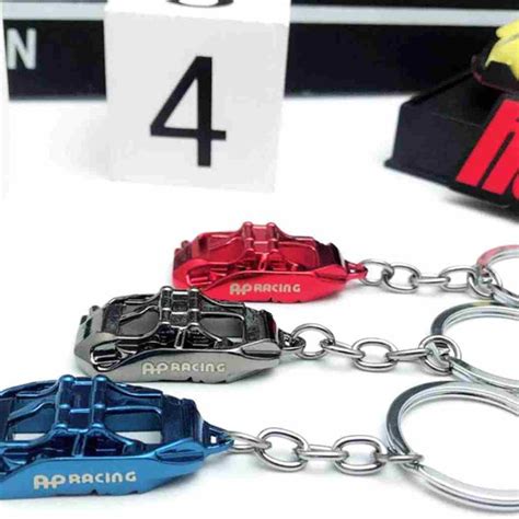 Buy AP Racing Car Keychain Caliper Cover Shape Key Ring Metal – B2B ...