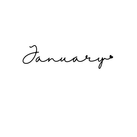 January PNG, Months, Birthday Month PNG, Clipart PNG, Best Seller ...