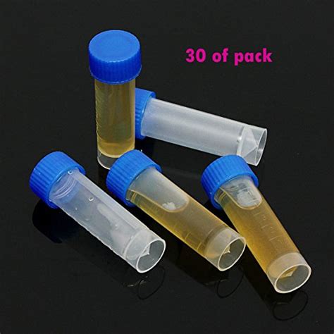 Buy NEW DIY 30Pcs of pack 5ml Plastic Cryovial Test Tubes Vial ...