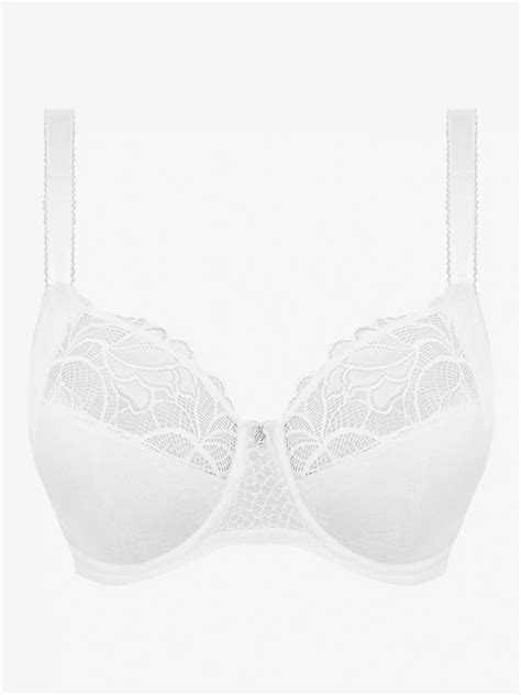 Fantasie Memoir Underwired Full Cup Side Support Bra, White at John ...