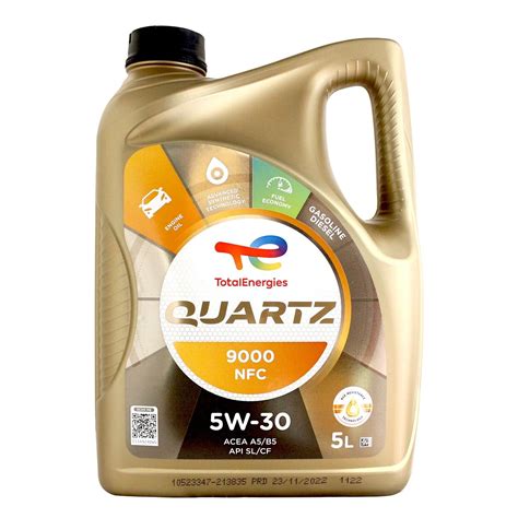 TotalEnergies Quartz 9000 Future NFC 5W-30 Engine Oil - 5 Litre