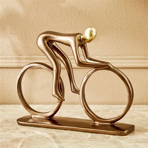 Buy Eternity Vogue Polyresin Cycling Human Figurine from Home Centre at ...