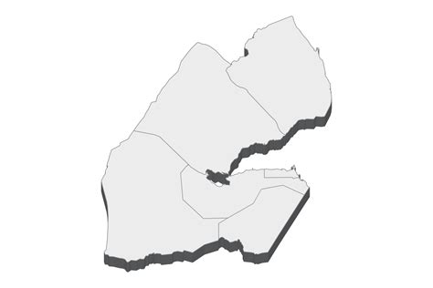 3D map illustration of Djibouti 12025080 PNG