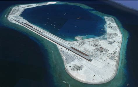 航拍渚碧岛，南沙群岛第二大岛屿，吹填建大型机场-搜狐大视野-搜狐新闻