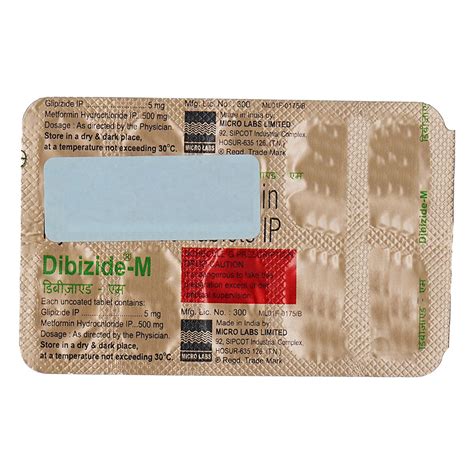 Dibizide-M Tablet | Uses, Side Effects, Price | Apollo Pharmacy