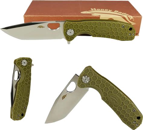 Amazon.com: Western Active Honey Badger Knives Tanto Shape Medium Size ...