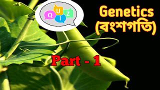 Genetics most important questions in bengali | বংশগতি কুইজ বাংলা | Quiz ...